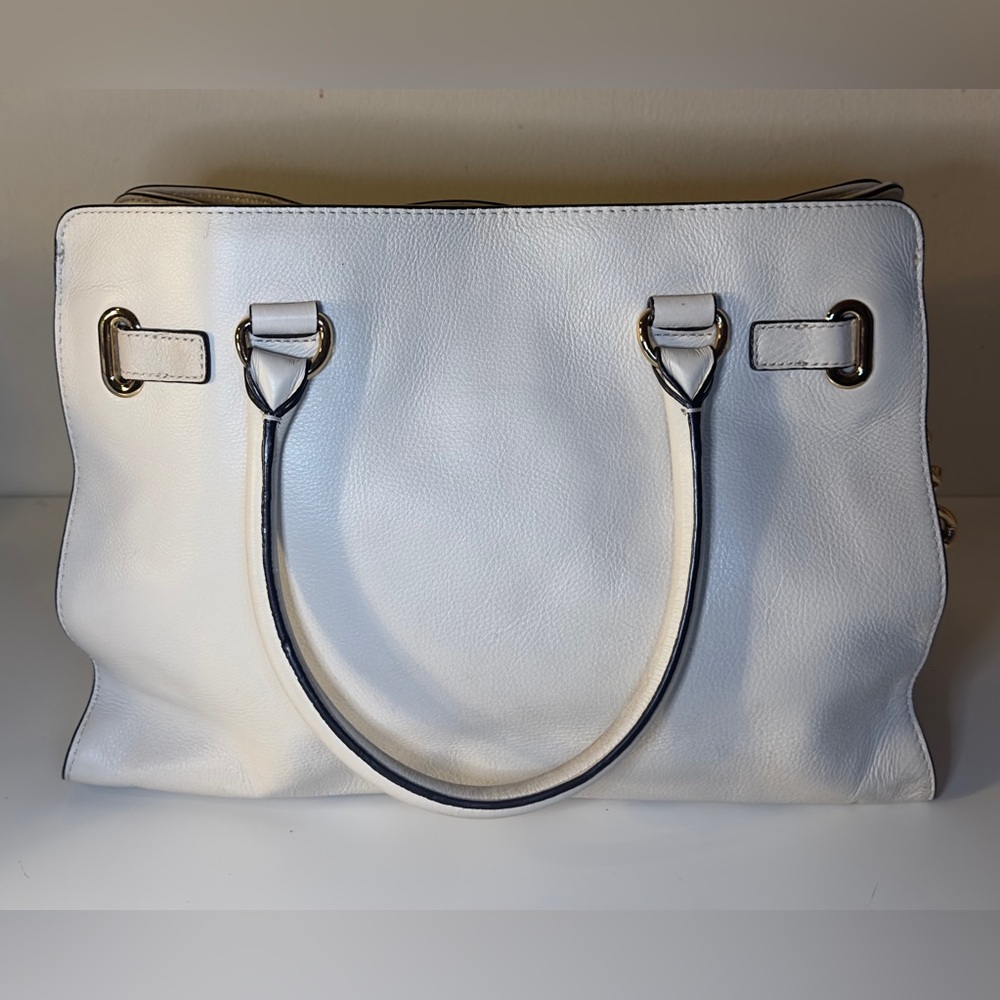 Michael Kors Hamilton Cream Shoulder Bag - Picture 3 of 12